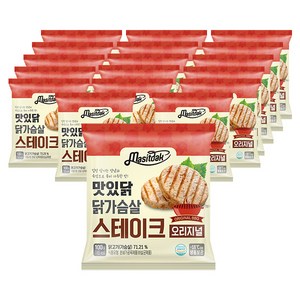 [랭킹닭컴] 맛있닭 닭가슴살 스테이크 오리지널, 18개, 100g