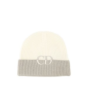 디올 로고 자수 비니