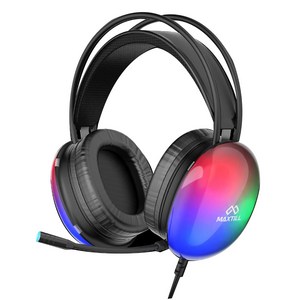 맥스틸 가상 7.1 LED 게이밍 인체공학 헤드셋 입체 서라운드