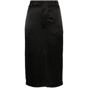 생로랑 silk midi skirt, 블랙계열, France 38(KR 66)