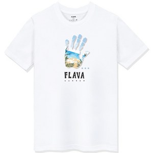 FLAVA Beach Palm 반팔 티셔츠 남녀공용 남자 남성 면티 빅사이즈 반팔