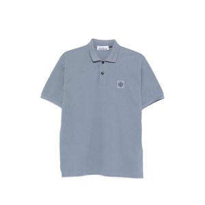 스톤 아일랜드 반소매 폴로 셔츠, 블루계열, Standard S(KR 90)