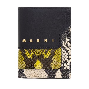 마르니 레더 스네이크 스킨 지갑
