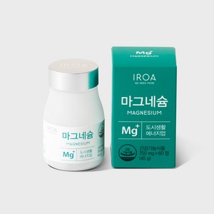 [이로아] 마그네슘 (750mg*60정) - 3박스, 3개, 60정