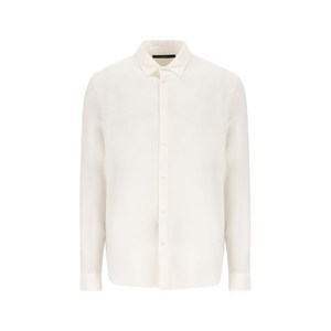 구찌 실크 긴소매 셔츠, 화이트계열, Collar (in) 15.75(KR 110)