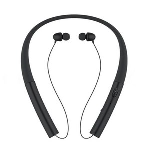 삼성 엘지 호환 무선 넥밴드 블루투스 이어폰, 그레이 G080