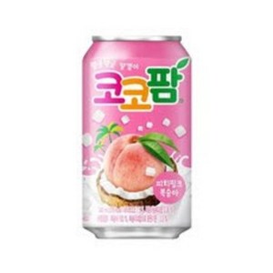 코코팜 피치핑크 복숭아, 340ml, 48개