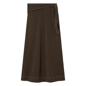 토리 버치 벨트 저지 스커트, 브라운계열, US 2(KR XS/S)