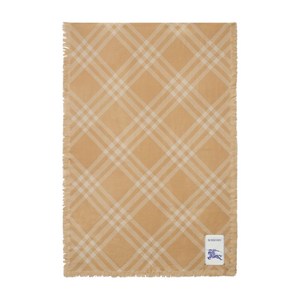 버버리 와이드 체크 프린트 스카프