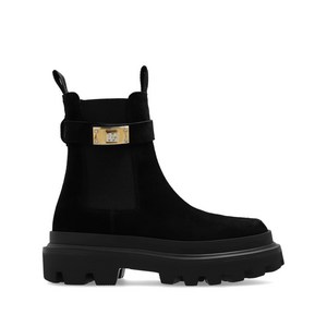 돌체앤가바나 로고 장식 첼시 부츠, Europe 36(KR 230), 블랙계열