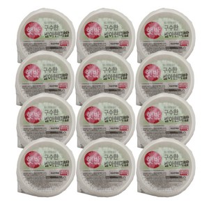 햇반 발아현미밥, 210g, 12개