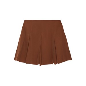 마르니 울 플리츠 미디 스커트, 브라운계열, Italy 42(KR 55-66)