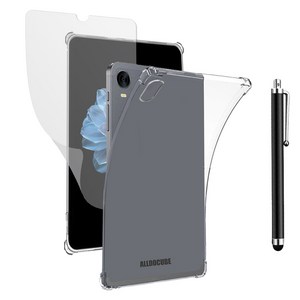 ALLDOCUBE Iplay70 Mini Turbo 투명 범퍼 케이스 + 저반사 액정필름 + 터치펜