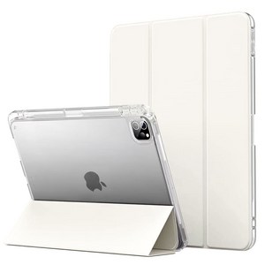 내셔널 리코리아 클리어 에어로 쉴드 애플팬슬 충전 수납홀더 태블릿PC 아이패드 투명케이스 스마트커버 울트라 하이브리드 케이스 for iPad