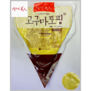 [MDS] 샐러드미인 고구마토핑(고구마무스 크러스트) 1kg(냉장)(피자토핑)_치즈왕자, 1kg, 10개