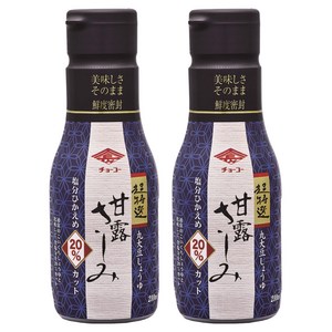 Choko 초특선 칸로 사시미 간장 밀봉 보틀, 210ml, 2개