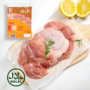 S.N. FOOD SEARA HALAL BONELESS CHICKEN LEG씨에라 할랄 닭다리살(냉동닭다리정육)브라질 2KG, 1개