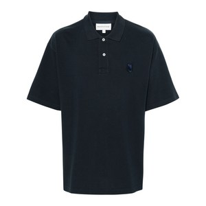 메종키츠네 폭스 패치 폴로 셔츠