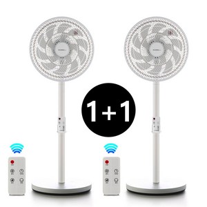 에어모디 리모컨 전자식 써큘레이터형 팬큘레이터 선풍기 1+1