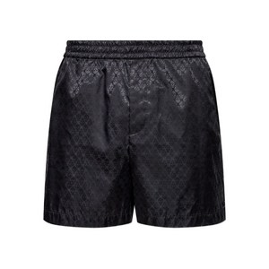 알렉산더맥퀸 스컬 패턴 쇼츠, 블랙계열, Italy 52