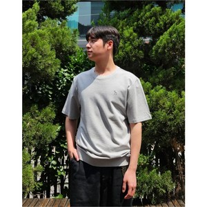 헤지스 남성용 냉감 와플조직 크루넥 반팔 티셔츠
