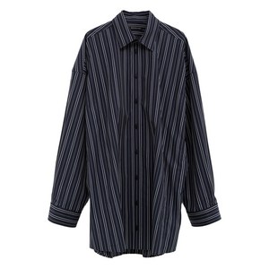 발렌시아가 핀스트라이프 버튼 셔츠, 블루계열, France 38(KR 66)