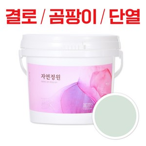 바르는 천연 단열 페인트 자연정원 항균 방수 곰팡이제거 결로방지, BR029 라이트 그린, 5kg, 1개