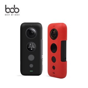 bob 인스타360 ONE X 전용 바디커버 실리콘 케이스, insta360_ONE_X_케이스_레드