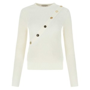 알렉산더맥퀸 알렉산더 맥퀸 버튼 디테일 골지 니트 탑