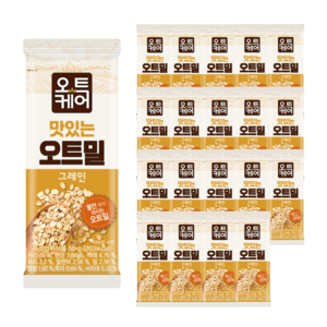 오트케어 맛있는 오트밀 단백질 쉐이크 그레인 낱봉팩 식사대용, 50g, 20개