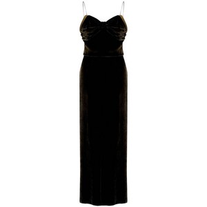 메종 마르지엘라 로우 백 맥시 드레스