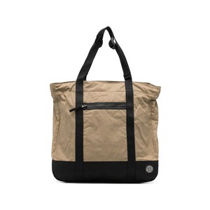 스톤 아일랜드 로고 패치 토트 백