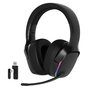 벤트론스 무선 게이밍 헤드셋 RGB 3모드 연결방식 가상 7.1 채널