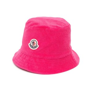 몽클레르 리버서블 로고 패치 버킷 햇
