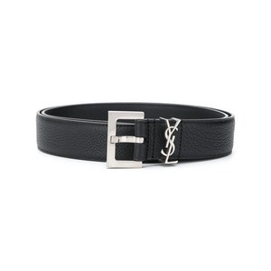 생로랑 grained leather belt, Length (cm) 85, 블랙계열