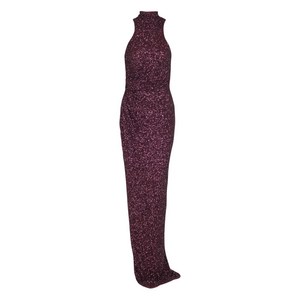 발망 high-neck sequin maxi dress, 레드계열, France 38(KR 66)