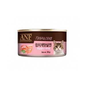 ANF 고양이 간식캔, 혼합맛(흰살참치/게..., 95g, 24개
