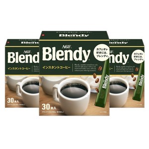 에이지에프 블랜디 인스턴트 커피 블랙, 2g, 30개입, 3개