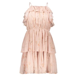 셀린느 러플 미니 드레스, 핑크계열, FR 36(KR 44)