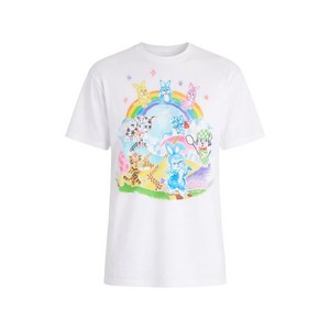 겐조 레인보우 프린트 티셔츠, 화이트계열, Standard M(KR 100)