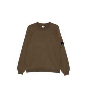 C.P.컴퍼니 렌즈 크루 넥 스웨트셔츠, 그린계열, Standard XL