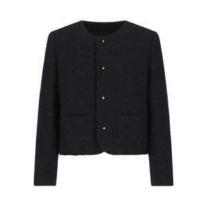 셀린느 버튼 장식 패치 포켓 재킷, 블랙계열, FR 32(KR 22)