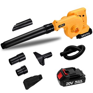 우스틴스 독일기술 20V 무선 송풍기 충전식 무선 송풍기, 호스트+배터리*1+액세서리, 1개