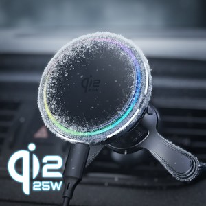 FROSTCORE Qi2.2 25W 펠티어 냉각 맥세이프 차량용 초고속 충전기