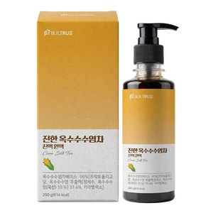 빌트루 진한 옥수수수염차 진액 원액 식약처인증 액기스 HACCP 국산 액상, 290g, 1개