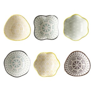 Jin Zhong Tai 세라믹 찬기 6종 세트 JD002