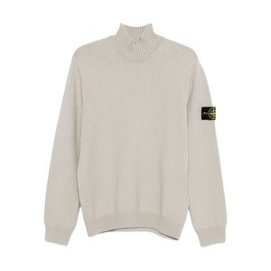 스톤 아일랜드 골지 터틀넥 스웨터, 그레이계열, Standard L(KR 100)