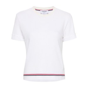 톰 브라운 RWB 스트라이프 피케 니트 탑