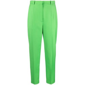 알렉산더맥퀸 하이웨이스트 크롭 팬츠, 그린계열, Italy 40(KR 55)
