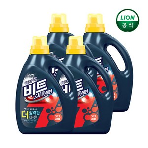 비트 스트롱 세븐 일반용 액상세제 본품, 3L, 4개